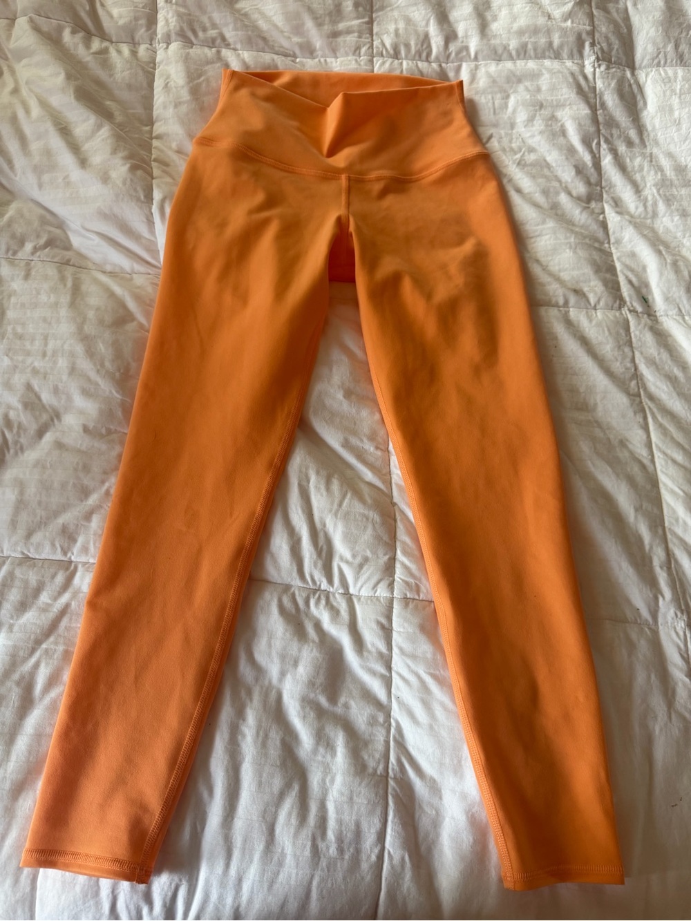 Women’s alo Orange High-Waist Active Leggings